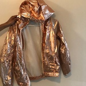 Rose gold windbreaker